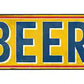 Ice Cold Beer Served Here Metal Arrow Sign