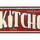 Moms Kitchen Metal Arrow Sign