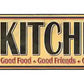 Country Kitchen Metal Arrow Sign