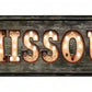 Missouri Route 66 Bulb Letters Metal Arrow Sign