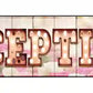 Reception Bulb Letters Metal Arrow Sign