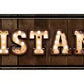 Assistance Bulb Letters Metal Arrow Sign