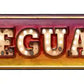 Lifeguard Bulb Letters Metal Arrow Sign