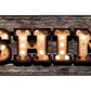 Fishing Bulb Letters Metal Arrow Sign