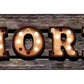 Smores Bulb Letters Metal Arrow Sign