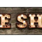 She Shed Bulb Letters Metal Arrow Sign