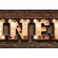 Winery Bulb Letters Metal Arrow Sign