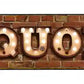 Liquors Bulb Letters Metal Arrow Sign