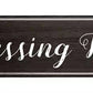 Dressing Room Corner Metal Arrow Sign