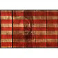 American Flag Painted Metal Arrow Sign