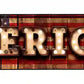 Merica Bulb Lettering Metal Arrow Sign