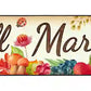 Fall Market Metal Arrow Sign