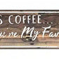Beside Coffee Metal Arrow Sign