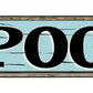 To The Pool Metal Arrow Sign