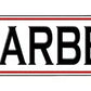 Barber Shop Metal Arrow Sign