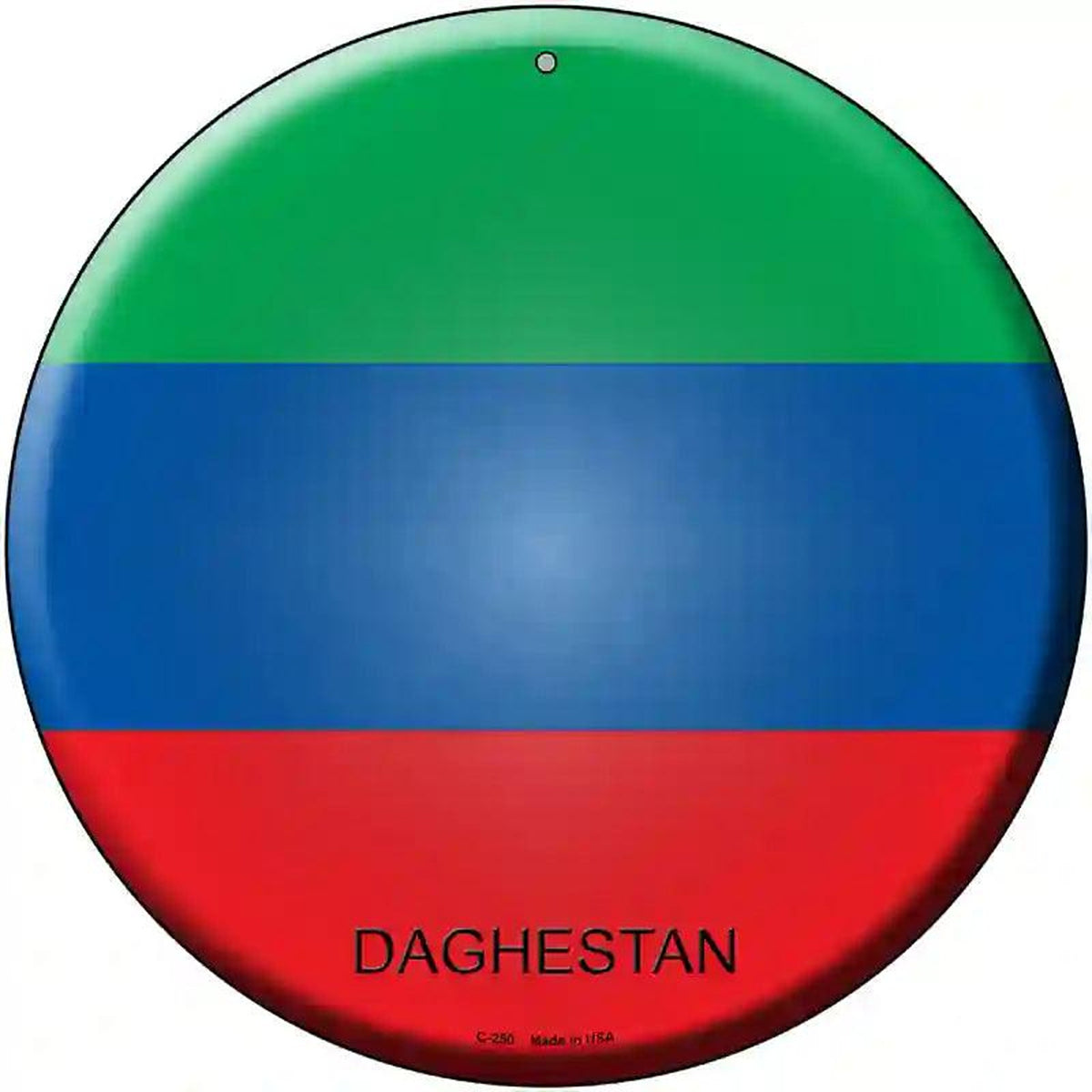 Daghestan Country Novelty Metal Circular Sign