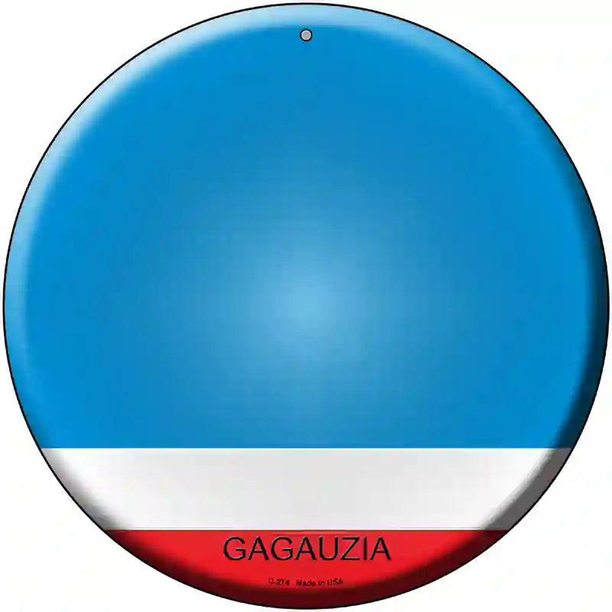 Gagauzia Country Novelty Metal Circular Sign