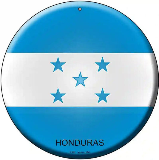 Honduras Country Novelty Metal Circular Sign