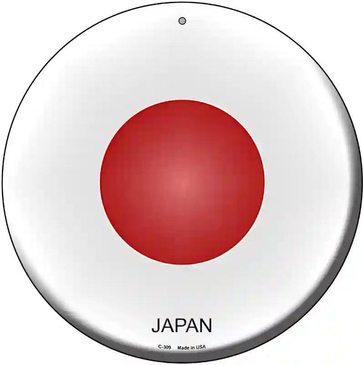 Japan Country Novelty Metal Circular Sign