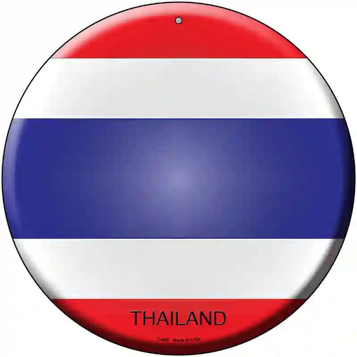 Thailand Country Novelty Metal Circular Sign