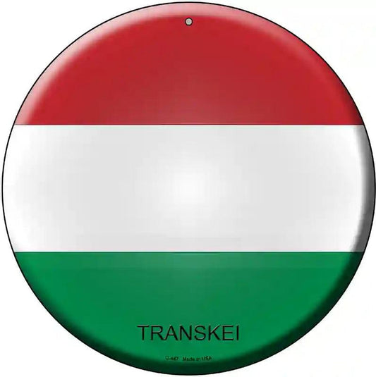 Transkei Country Novelty Metal Circular Sign
