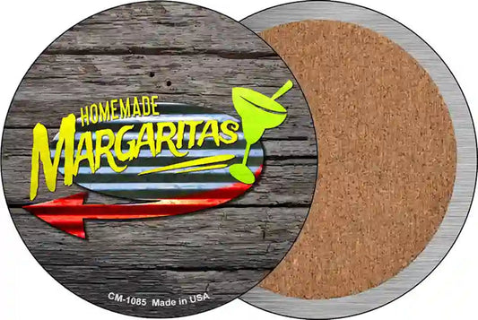Homemade Margaritas Novelty Circle Coaster Set of 4