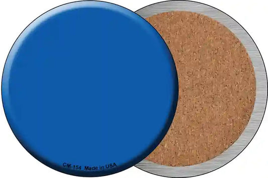 Blue Novelty Circle Coaster Set of 4