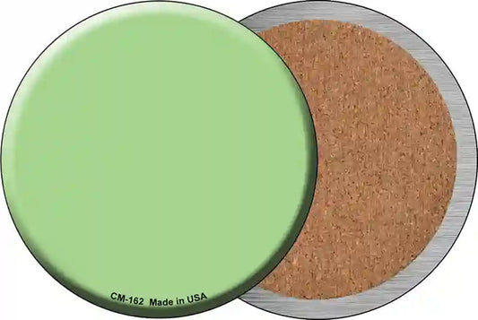Lime Green Novelty Circle Coaster Set of 4