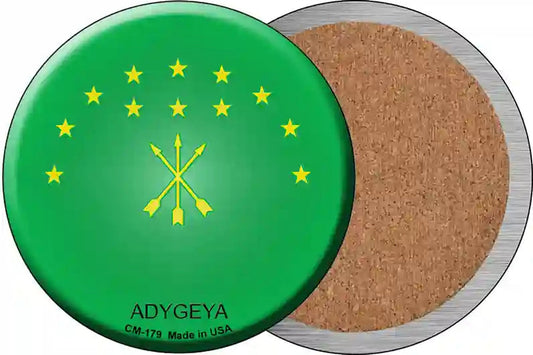 Adygeya Country Novelty Circle Coaster Set of 4