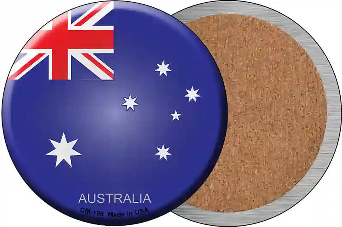 Australia Novelty Circle Coaster Set of 4