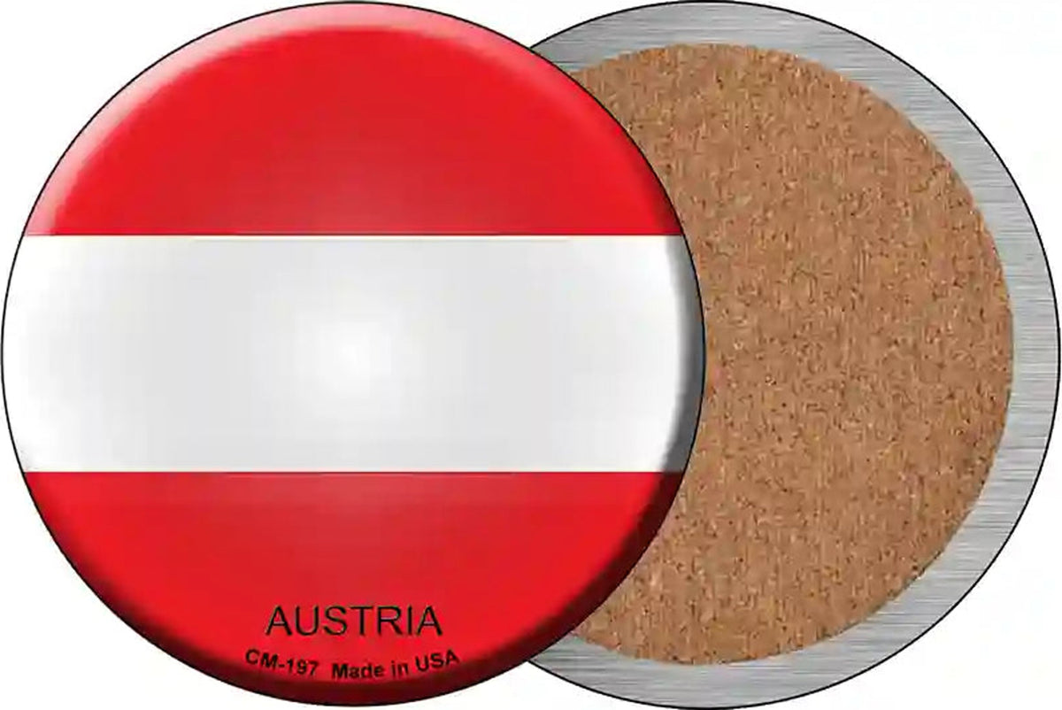 Austria Novelty Circle Coaster Set of 4
