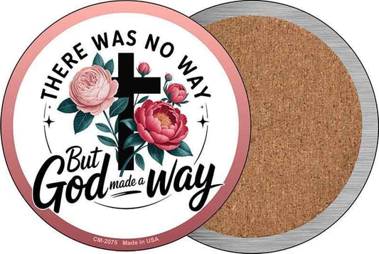 God Made A Way Novelty Circle Coaster Set of 4