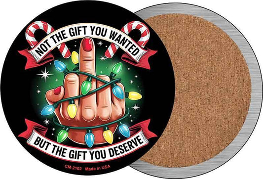 Not The Gift You Wanted Novelty Circle Coaster Set of 4