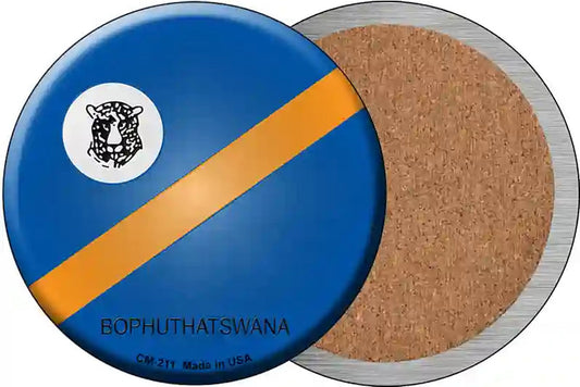 Bophuthatswana Country Novelty Circle Coaster Set of 4