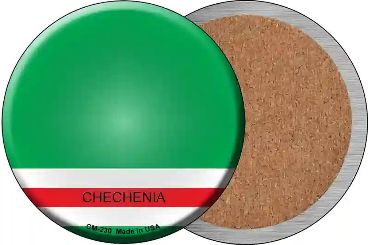 Chechenia Country Novelty Circle Coaster Set of 4