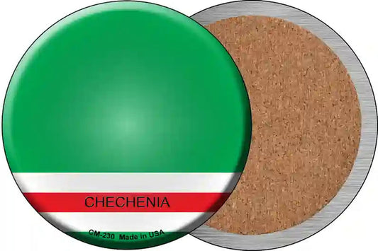 Chechenia Country Novelty Circle Coaster Set of 4