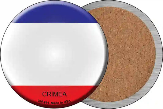 Crimea Country Novelty Circle Coaster Set of 4