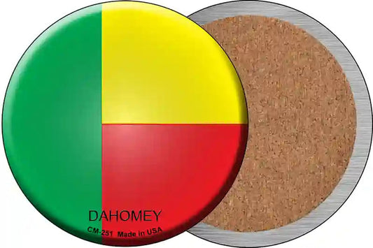Dahomey Country Novelty Circle Coaster Set of 4