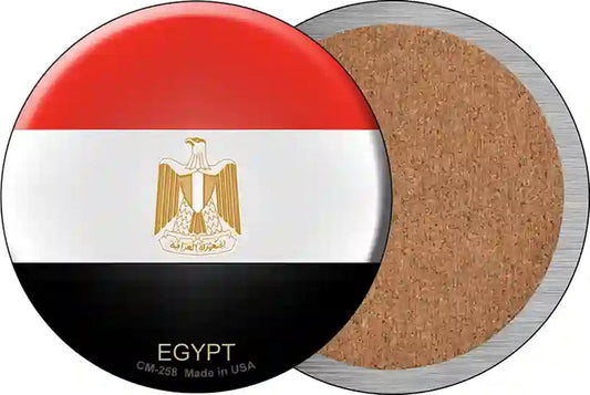 Egypt Country Novelty Circle Coaster Set of 4
