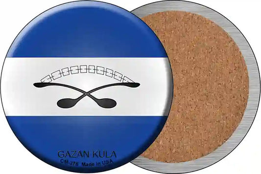 Gazan Kula Country Novelty Circle Coaster Set of 4