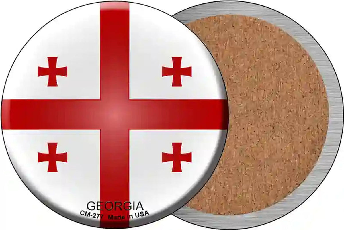 Georgia Country Novelty Circle Coaster Set of 4