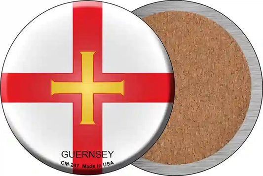 Guernsey Country Novelty Circle Coaster Set of 4