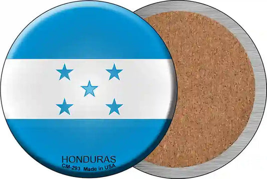 Honduras Country Novelty Circle Coaster Set of 4