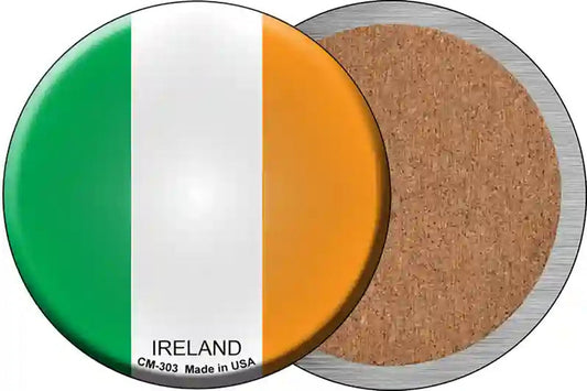 Ireland Country Novelty Circle Coaster Set of 4