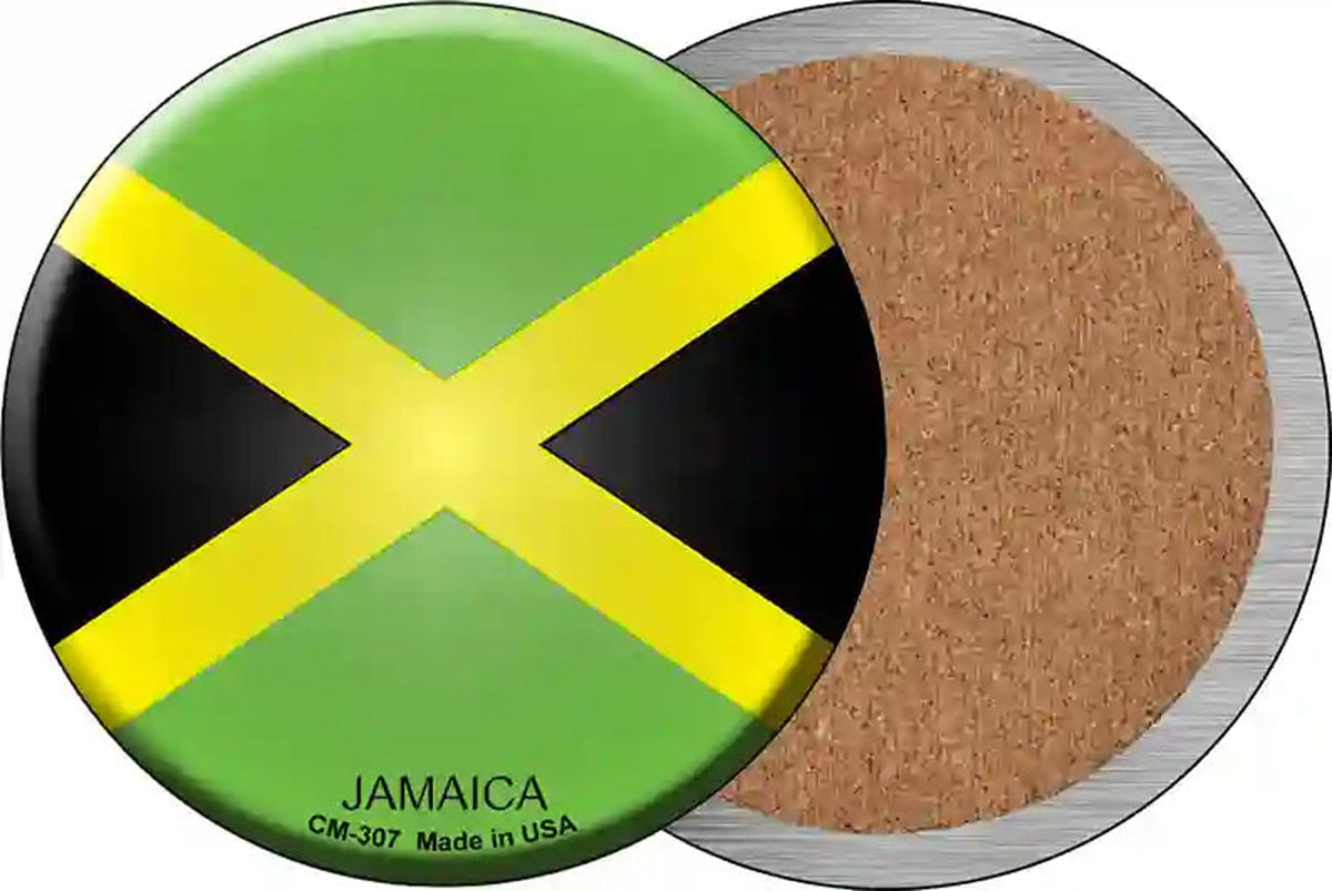 Jamaica Country Novelty Circle Coaster Set of 4