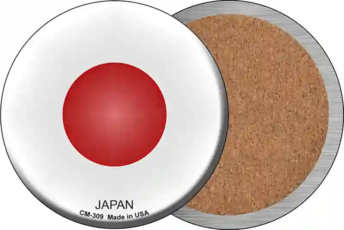 Japan Country Novelty Circle Coaster Set of 4