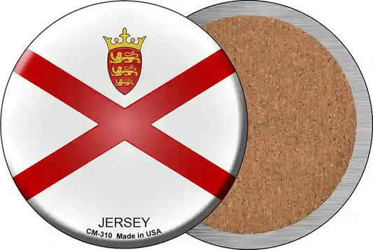 Jersey Country Novelty Circle Coaster Set of 4