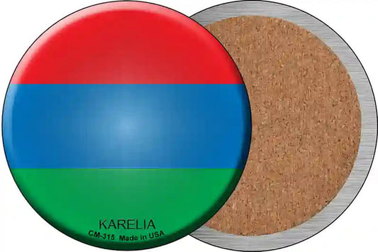 Karelia Country Novelty Circle Coaster Set of 4