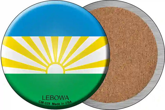 Lebowa Country Novelty Circle Coaster Set of 4