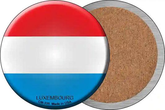 Luxembourg Country Novelty Circle Coaster Set of 4